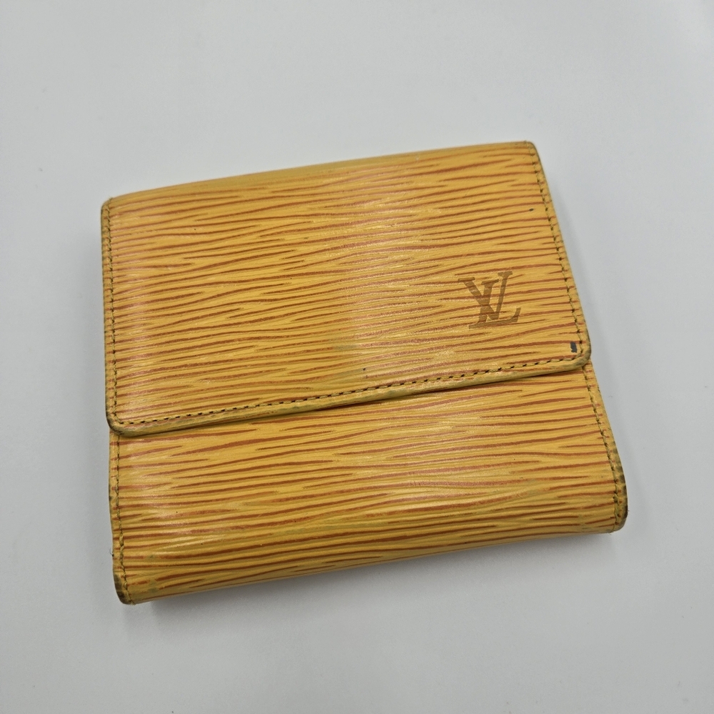 Louis Vuitton Yellow Epi Leather Wallet